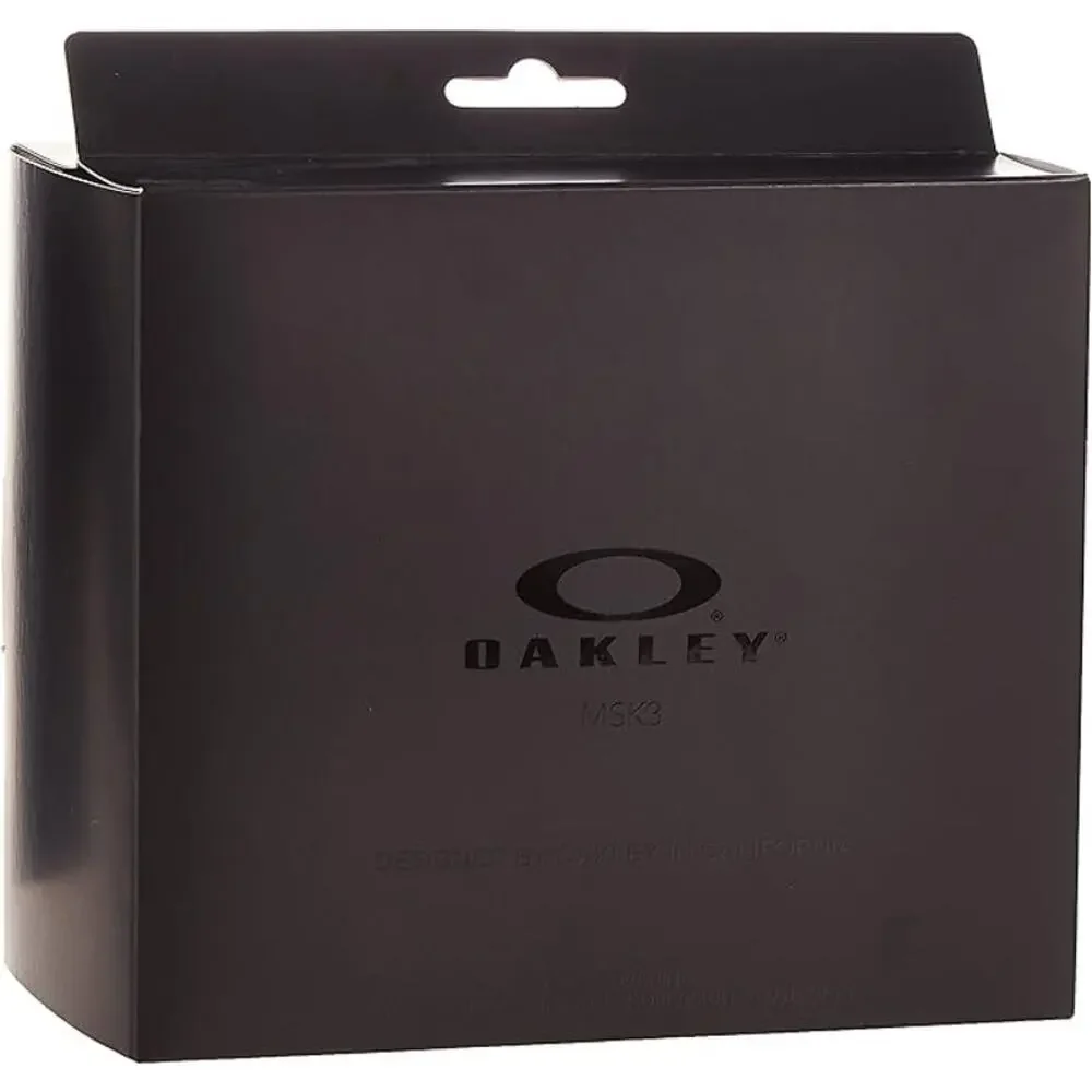 Oakley Msk3 Reusable Face Mask Anti Fog Adult Black Comfortable Breathable